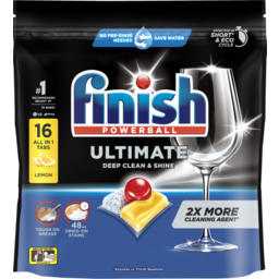 Photo of Finish Ultimate Dishwashing Tablets Lemon 16 Pack