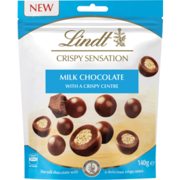 Photo of Lindt Crispy Sensation Milk Chocolate With A Crispy Centre 140g