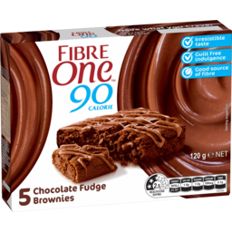 Photo of Fibre One 90 Calorie Chocolate Fudge Brownies 5 Pack