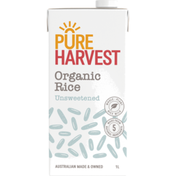 Photo of Pureharvest Organic Rice Milk Unsweetened 1l 1l