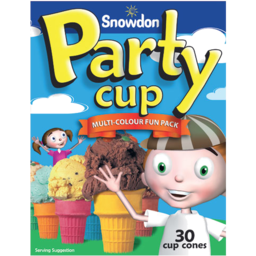 Photo of Snowdon Party Cup Cones 30 Pack
