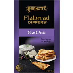 Photo of Arnotts Olive & Fetta Flatbread Dippers