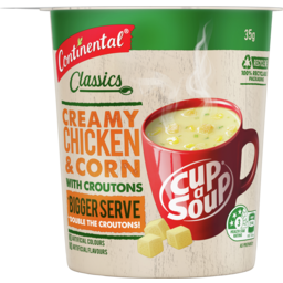 Photo of Continental Cup A Soup Instant Soup Creamy Chicken & Corn Crouton 35g