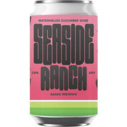 Photo of Banks Brewing Seaside Ranch Watermelon Cucumber Gose Can 355ml 