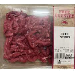 Photo of F/Country Beef Strips Rw