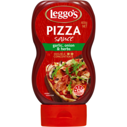 Photo of Leggos Pizza Sauce With Garlic Onion & Herbs Squeeze 400g