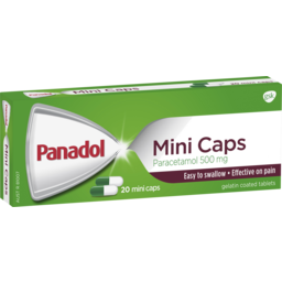 Photo of Panadol Mini Caps For Pain Relief, Paracetamol - 500 Mg 20 Mini Caps 20pk