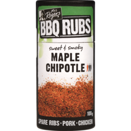 Photo of Mrs Rogers BBQ Rubs Maple Chipotle Large Canister