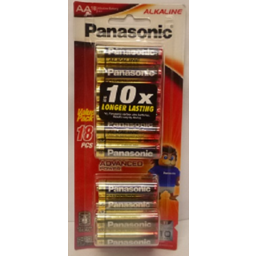 Photo of Panasonic Battery Alkaline AA 18 Pack