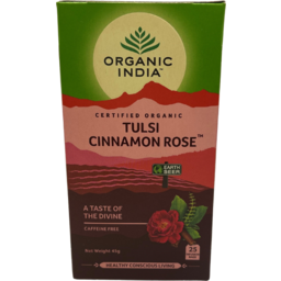 Photo of Organic India Tulsi Cinnamon Rose Tea 25pk