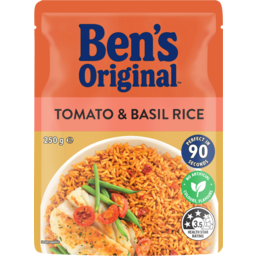 Photo of Ben's Original Tomato & Basil Microwave Rice Pouch