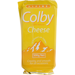 Photo of Alpine Colby Block Cheese 500g