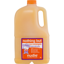 Photo of Nudie Nothing But Orange Juice With Pulp 3l
