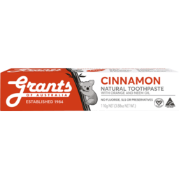 Photo of Grants - Cinnamon Zest Toothpaste 110g