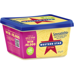 Photo of Western Star Spreadable Soft 'N' Less Salt 500g