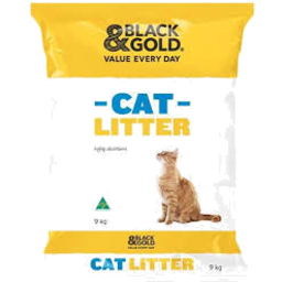 Photo of Black & Gold Cat Litter 9kg