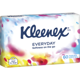 Photo of Kleenex Everyday Softness-On-The-Go Facial Tissues, 60 Sheets 