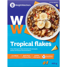 Photo of Weight Watchers Cereal Tropical Flakes 405g