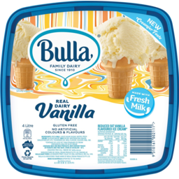 Photo of Bulla Ice Cream Vanilla 4l