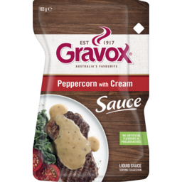 Photo of Gravox Peppercorn With Cream Liquid Finishing Sauce 165g