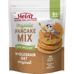 Photo of Heinz Organic Wholegrain Oat Original Pancake Mix 8+ Months
