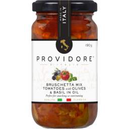 Photo of Providore Bruschetta Mix Tomates With Olives & Basil In Oil 190g
