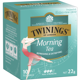 Photo of Twinings Morning Tea Full Strength Tea Bag 10 Pack 22g