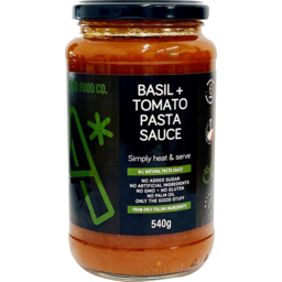 Photo of Awesome Food Co Basil & Tomato Pasta Sauce 540g