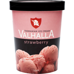 Photo of Valhalla Ice Cream Strawberry 1Lt