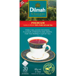 Photo of Dilmah Tea Bags Tagless 30 Pack