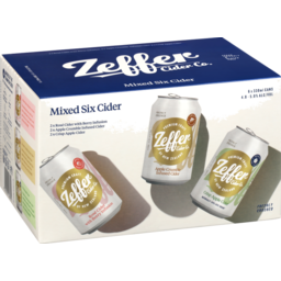 Photo of Zeffer Cider Co Mixed Pack Can 330ml 6 Pack