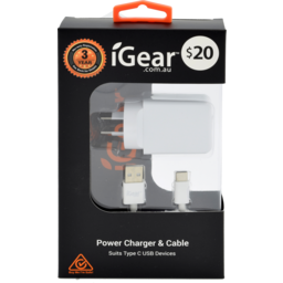 Photo of Igear Charger Wall 240v With Cable Type C