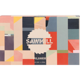 Photo of Sawmill Pilsner 330ml 6 Pack