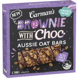 Photo of Carman's Aussie Oat Bars Brownie With Choc