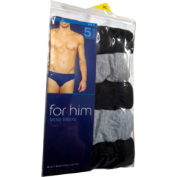 Photo of Mens Briefs Assorted size XL 5 Pack