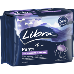 Photo of Libra Pants Goodnights Small/Medium 2 Pack
