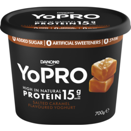 Photo of Yopro High Protein Salted Caramel Greek Yoghurt Tub