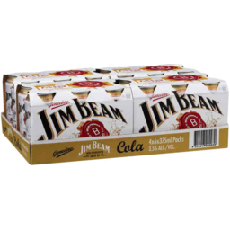 Photo of Jim Beam White & Cola Mid Can 4x 6ml