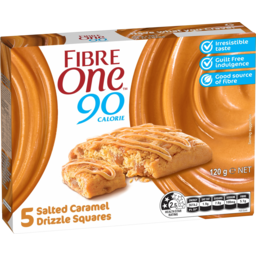 Photo of Fibre One Salted Caramel Squares 5 Pack