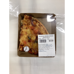 Photo of Gourmet Salmon Cream Cheese Pizza Slice
