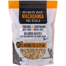 Photo of Byron Bay Macadamia Muesli Cereal - Muesli - Roasted Almond, Fig & Pear