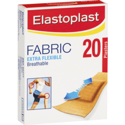 Photo of Elastoplast Fabric Extra Flexible Plasters 20 Strips