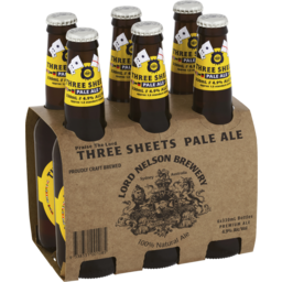 Photo of Lord Nelson Brewery Three Sheets Pale Ale Bottle