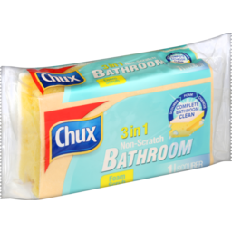 Photo of Chux 3 In 1 Bathroom Scourer 1pk