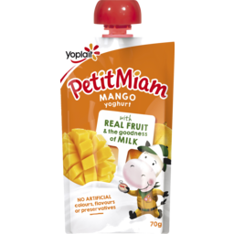 Photo of Yoplait Petit Miam Yoghurt Mango 70g Kids Pouch 70g