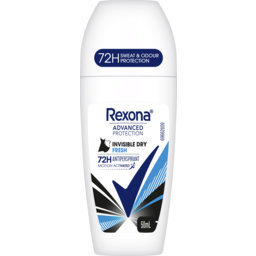 Photo of Rexona Women 72h Advanced Roll On Antiperspirant Deodorant Invisible Dry Fresh 50ml
