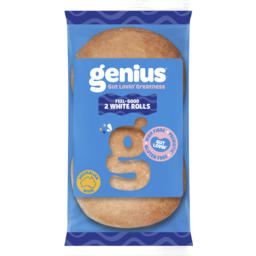 Photo of Genius Gluten Free Genius Soft White Rolls 2pack