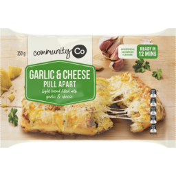 Photo of Bakery, Garlic & Cheese Pull Apart Comm Co 350 gm, frozen