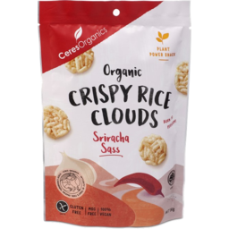 Photo of Ceres Organics Sriracha Crispy Rice Clouds 50g