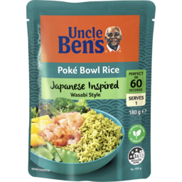 Photo of Uncle Ben's Poké Bowl Microwave Rice - Japanese Inspired Wasabi Style
